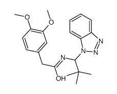 N-[1-(1H-Benzotriazol-1-yl)-2,2-dimethylpropyl]-2-(3,4-dimethoxyp henyl)acetamide