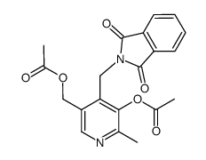 (5-acetoxy-4-((1,3-dioxoisoindolin-2-yl)methyl)-6-methylpyridin-3-yl)methyl acetate