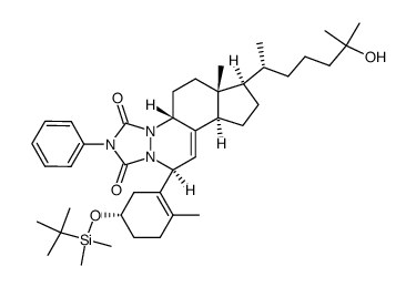 (4aR,6aR,7R,9aR,11S)-11-((S)-5-((tert-butyldimethylsilyl)oxy)-2-methylcyclohex-1-en-1-yl)-7-((R)-6-hydroxy-6-methylheptan-2-yl)-6a-methyl-2-phenyl-4a,6,6a,7,8,9,9a,11-octahydro-1H,5H-cyclopenta[f][1,2,4]triazolo[1,2-a]cinnoline-1,3(2H)-dione