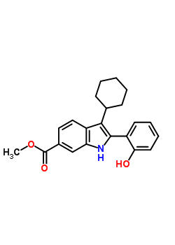 3-环己基-2-(2-羟苯基)-1h-吲哚-6-羧酸甲酯