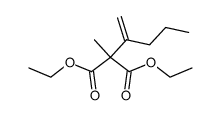 2-methyl-2-(1-methylenebutyl)malonic acid diethyl ester