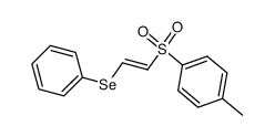 (E)-1-(phenylseleno)-2-(p-tolylsulfonyl)ethene