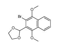 3-bromo-2-(1,3-dioxolanyl)-1,4-dimethoxynaphtalene