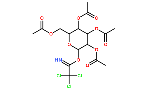 2,3,4,6-四-<i>O</i>-乙酰基-α-<small>D</small>-吡喃半乳糖基2,2,2-三氯乙酰亞胺酯