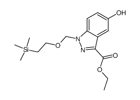 5-hydroxy-1-(2-trimethylsilanylethoxymethyl)-1H-indazole-3-carboxylic acid ethyl ester