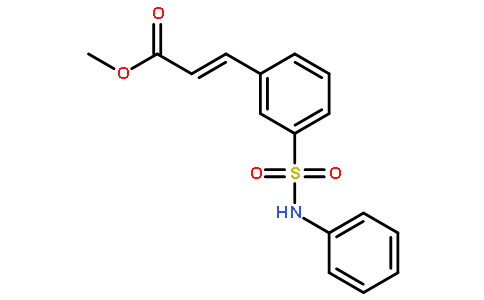 N-苯基-3-烯丙酸甲酯苯磺酰胺