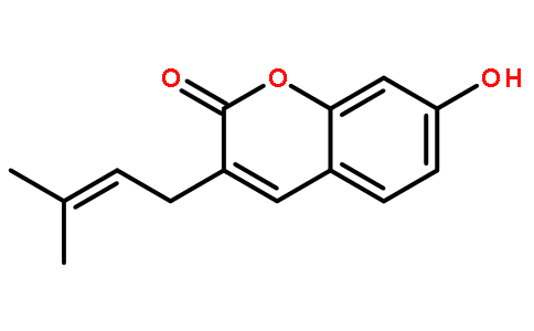 7-羟基-3-异戊烯基香豆素对照品(标准品) | 86654-26-4