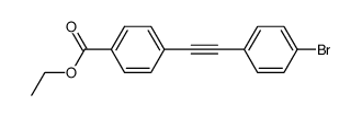 4-(4-BROMOPHENYLETHYNYL) BENZOIC ACID ETHYL ESTER