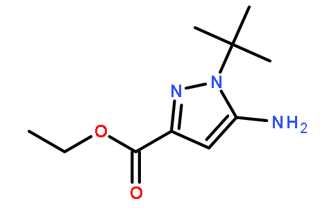 5 -氨基- 1 -叔丁基-1H -吡唑- 3 -羧酸乙酯