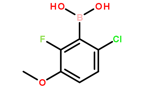 6-氯-2-氟-3-甲氧基苯硼酸