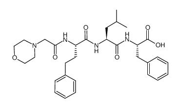 (alphaS)-alpha-[(4-吗啉基乙酰基)氨基]苯丁酰基-L-亮氨酰基-L-苯丙氨酸（卡菲佐咪中间体）, 98%