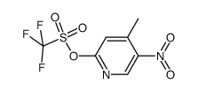 2-trifluoromethanesulfonyloxy-4-methyl-5-nitropyridine