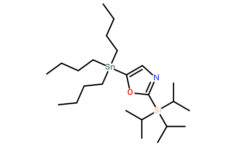 tri(propan-2-yl)-(5-tributylstannyl-1,3-oxazol-2-yl)silane