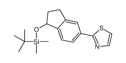 2-(1-{[Dimethyl(2-methyl-2-propanyl)silyl]oxy}-2,3-dihydro-1H-ind en-5-yl)-1,3-thiazole