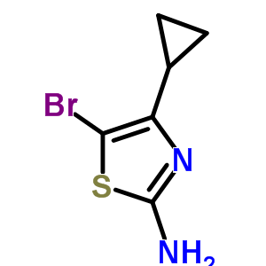 2-氨基-4-環丙基-5-溴噻唑