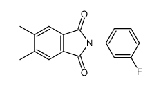 2-(3-fluorophenyl)-5,6-dimethylisoindole-1,3-dione