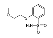 2-(2-methoxyethylsulfanyl)benzenesulfonamide