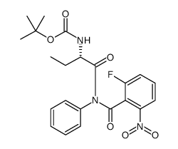 [(1S)-1-[[(2-氟-6-硝基苯甲酰)苯基氨基]羰基]丙基]氨基甲酸叔丁酯