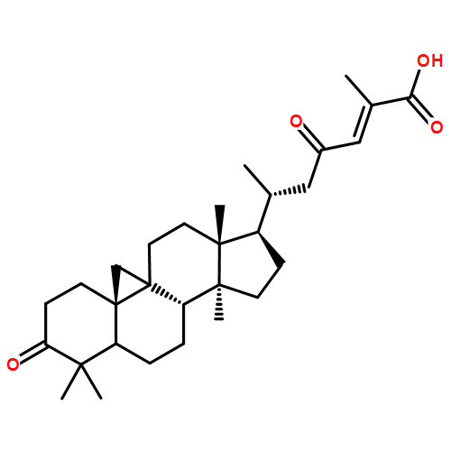 3,23-二氧代-9,19-环羊毛甾-24-烯-26-酸 对照品(标准品) | 870456-88-5