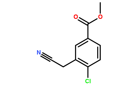 3-氰基甲基-4-氯苯甲酸甲酯