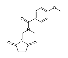 N-methyl-N-succinimidomethyl-p-methoxybenzamide