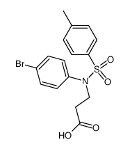 N-(4-bromo-phenyl)-N-(toluene-4-sulfonyl)-β-alanine