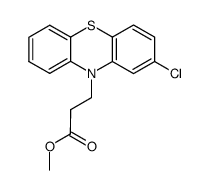 3-(2-chloro-phenothiazin-10-yl)-propionic acid methyl ester