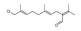 (4E,8E)-10-chloro-5,9-dimethyl-2-(propan-2-ylidene)deca-4,8-dienal