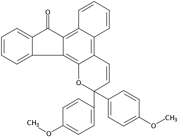 2,2-双(4-甲氧基苯基)苯并[f]茚[2,1-h]苯并哌喃-9(2h-酮