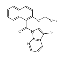 3-溴-1-(2-乙氧基萘甲酰基)-7-氮杂吲哚