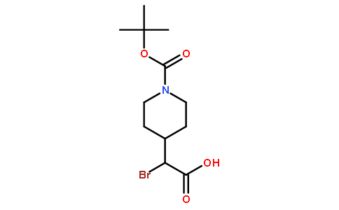 a-溴-1-[(1,1-二甲基乙氧基)羰基]-4-哌啶乙酸