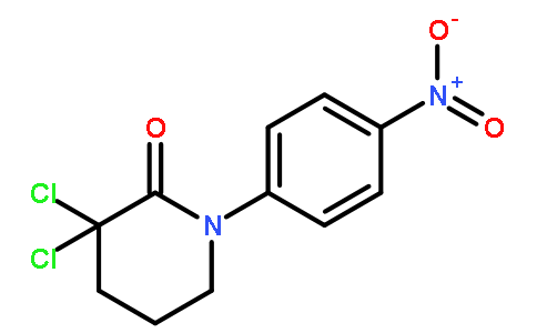 3,3-二氯-1-(4-硝基苯基)-2-哌啶酮