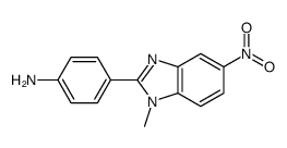 4-(1-methyl-5-nitrobenzimidazol-2-yl)aniline