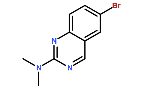 6-溴-N,N-二甲基-2-氨基喹唑啉