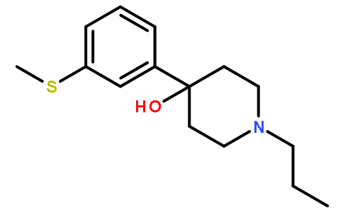 4-羥基-4-(3-甲硫基苯基)-1-丙基哌啶