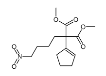 dimethyl 2-(cyclopenten-1-yl)-2-(4-nitrobutyl)propanedioate