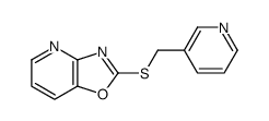 2-(pyridin-3-ylmethylsulfanyl)-[1,3]oxazolo[4,5-b]pyridine