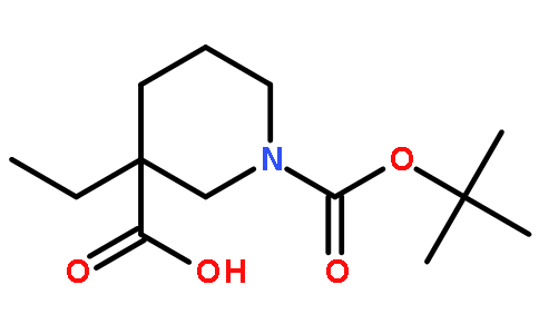 1-Boc-3-乙基哌啶-3-甲酸