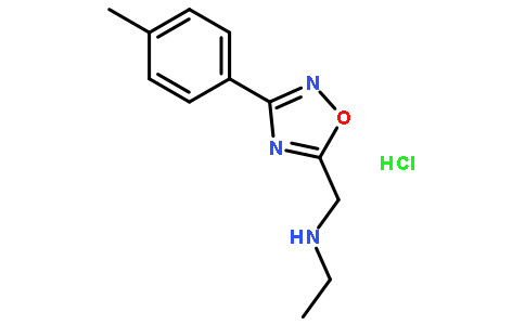 N-{[3-(4-甲基苯基)-1,2,4-惡二唑-5-基]甲基}乙胺