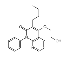 3-butyl-4-(2-hydroxyethoxy)-1-phenyl-1,8-naphthyridin-2-one