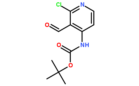 2-氯-4-(Boc-氨基)-3-吡啶甲醛