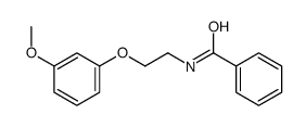 N-[2-(3-methoxyphenoxy)ethyl]benzamide