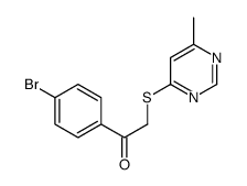 1-(4-bromophenyl)-2-(6-methylpyrimidin-4-yl)sulfanylethanone