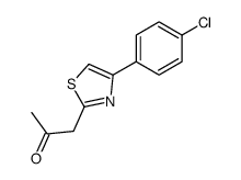 1-[4-(4-chlorophenyl)-1,3-thiazol-2-yl]propan-2-one