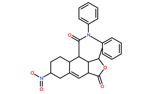 (3R,3AS,4S,4AS,7R,9AR)-1,3,3A,4,4A,5,6,7,8,9A-十氢-3-甲基-7-硝基-1-氧代-N,N-二苯基萘并[2,3-C]呋喃-4-甲酰胺