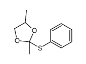 2,4-dimethyl-2-phenylsulfanyl-1,3-dioxolane