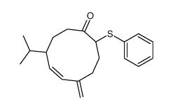 7-methylidene-10-phenylsulfanyl-4-propan-2-ylcyclodec-5-en-1-one