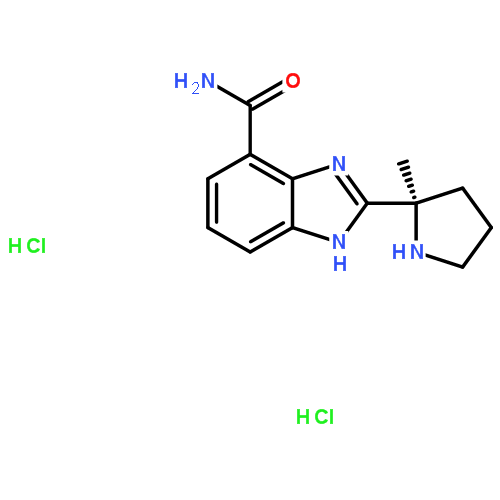 2-[(2R)-2-甲基-2-吡咯烷基]-1H-苯并咪唑-4-甲酰胺二盐酸盐