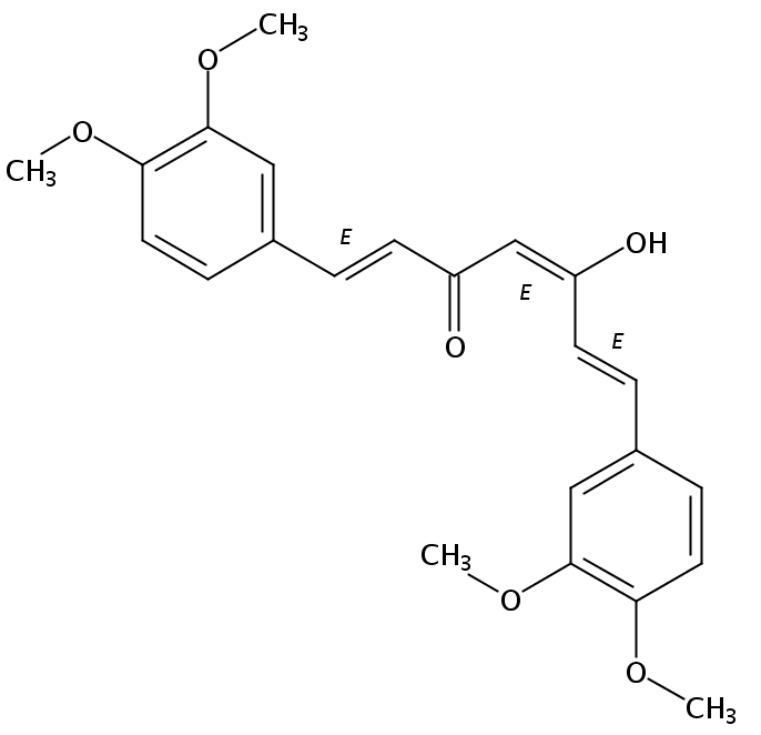 (1E,4E,6E)-1,7-雙(3,4-二甲氧基苯基)-5-羥基-1,4,6-庚三烯-3-酮