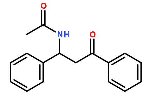 3-乙酰基氨基-1,3-二苯基-1-丙酮